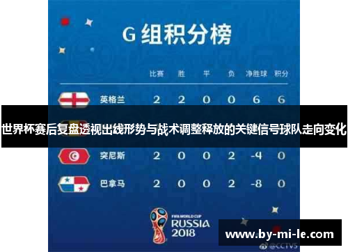 世界杯赛后复盘透视出线形势与战术调整释放的关键信号球队走向变化